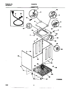 02 - Cabinet / Top parts for Frigidaire Washer FWX6970EW0 from AppliancePartsPros.com