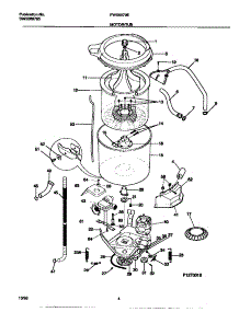 03 - Motor / Tub parts for Frigidaire Washer FWX6970EW0 from AppliancePartsPros.com