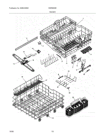 11 - Racks parts for Electrolux Dishwasher EDW5505ESS from AppliancePartsPros.com