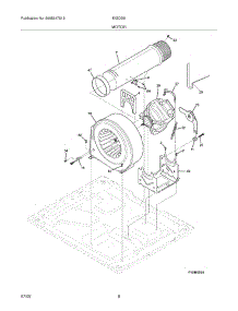 09 - Motor parts for Electrolux Dryer EIGD55IKG1 from AppliancePartsPros.com