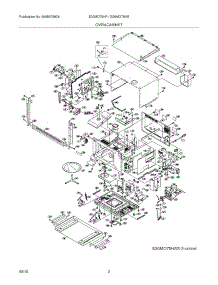 03 - Oven, Cabinet parts for Electrolux Microwave E30MO75HPSA from AppliancePartsPros.com