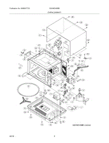 03 - Oven,Cabinet parts for Electrolux Microwave EI24MO45IBB from AppliancePartsPros.com