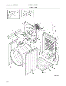 03 - Cabinet / Drum parts for Electrolux Dryer EIGD55HMB2 from AppliancePartsPros.com