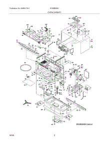 03 - Oven,Cabinet parts for Electrolux Microwave EI30BM55HWA from AppliancePartsPros.com