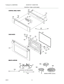 05 - Control Panel, Door, Miscellaneous parts for Electrolux Microwave E30MO75HSSA from AppliancePartsPros.com