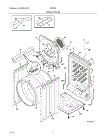 03 - Cabinet / Drum parts for Electrolux Dryer EIGD55IKG2 from AppliancePartsPros.com