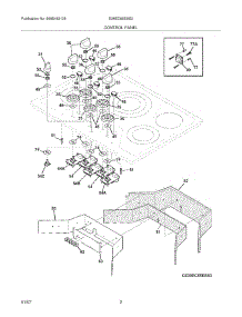03 - Control Panel parts for Electrolux Cooktop E36EC65ESS2 from AppliancePartsPros.com
