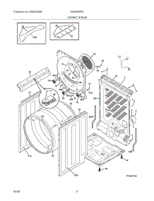 03 - Cabinet / Drum parts for Electrolux Dryer EIGD55IRR0 from AppliancePartsPros.com