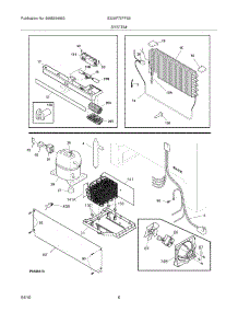 07 - System parts for Electrolux Freezer E32AF75FPS5 from AppliancePartsPros.com