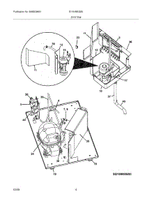 05 - System parts for Electrolux Ice Machine EI15IM55GS0 from AppliancePartsPros.com