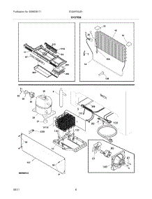 07 - System parts for Electrolux Freezer EI32AF65JS1 from AppliancePartsPros.com