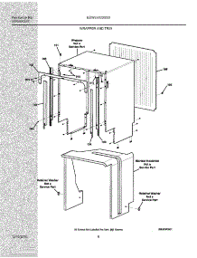 09 - Wrapper And Trim parts for Electrolux Dishwasher EDW5500DSS0 from AppliancePartsPros.com