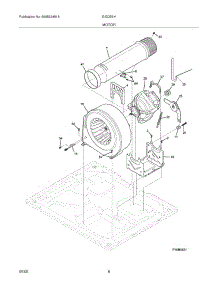 09 - Motor parts for Electrolux Dryer EIGD55HIW0 from AppliancePartsPros.com