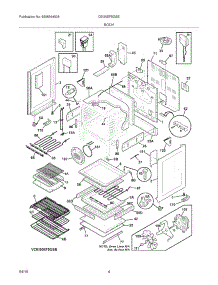 05 - Body parts for Electrolux Range CEI30EF5GSE from AppliancePartsPros.com