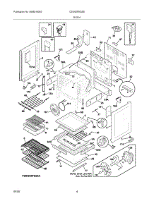 05 - Body parts for Electrolux Range CEI30EF5GSB from AppliancePartsPros.com