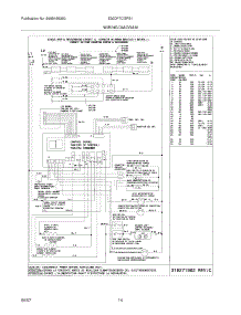 12 - Wiring Diagram parts for Electrolux Range E30DF7CGPS1 from AppliancePartsPros.com