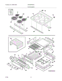 07 - Top / Drawer parts for Electrolux Range CEW30EF6GSC from AppliancePartsPros.com