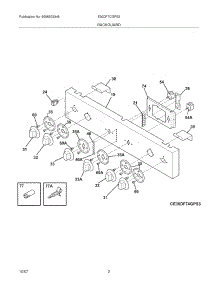 03 - Backguard parts for Electrolux Range E30DF7CGPS2 from AppliancePartsPros.com