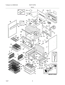07 - Body parts for Electrolux Range E30DF7CGPS2 from AppliancePartsPros.com