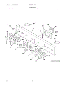 03 - Backguard parts for Electrolux Range E36GF76HPS3 from AppliancePartsPros.com