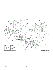03 - Backguard parts for Electrolux Range E36DF76GPS5 from AppliancePartsPros.com