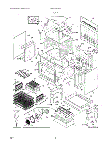 07 - Body parts for Electrolux Range E36DF76GPS5 from AppliancePartsPros.com