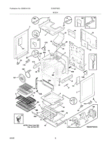 07 - Body parts for Electrolux Range EI30GF55GBB from AppliancePartsPros.com