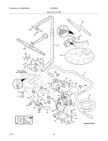 09 - Motor & Pump parts for Electrolux Dishwasher EIDW5905JS0A from AppliancePartsPros.com