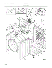 03 - Cabinet / Drum parts for Electrolux Dryer EIMGD55IMB2 from AppliancePartsPros.com
