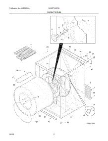 03 - Cabinet / Drum parts for Electrolux Dryer SAGQ7000FS0 from AppliancePartsPros.com