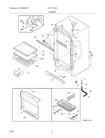 05 - Cabinet parts for Electrolux Freezer EILFU17GS2 from AppliancePartsPros.com