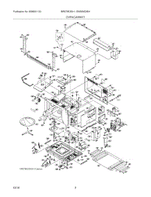 03 - Oven / Cabinet parts for Electrolux Microwave EW27MO55HSA from AppliancePartsPros.com