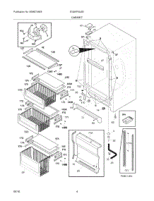 05 - Cabinet parts for Electrolux Freezer EI32AF65JS0 from AppliancePartsPros.com