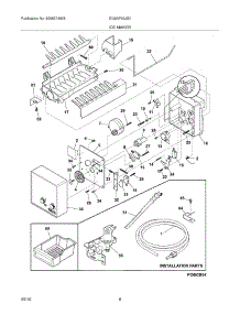 09 - Ice Maker parts for Electrolux Freezer EI32AF65JS0 from AppliancePartsPros.com