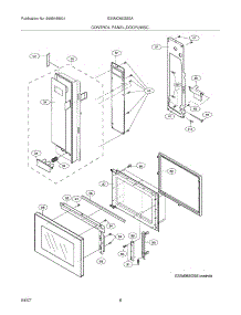 05 - Controls / Door parts for Electrolux Microwave E30MO65GSSA from AppliancePartsPros.com