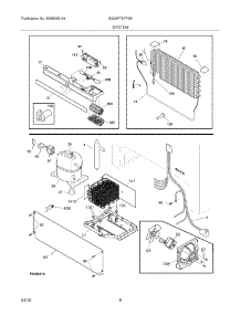07 - System parts for Electrolux Freezer E32AF75FPS6 from AppliancePartsPros.com