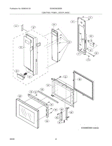 05 - Control Panel / Door / Misc parts for Electrolux Microwave E30MO65GSSB from AppliancePartsPros.com