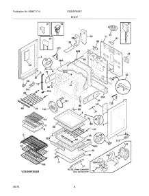 05 - Body parts for Electrolux Range CEI30EF5GSF from AppliancePartsPros.com