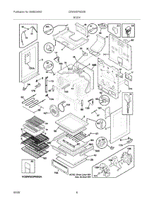 07 - Body parts for Electrolux Range CEW30DF6GSB from AppliancePartsPros.com