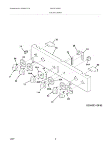 03 - Backguard parts for Electrolux Range E30DF74GPS2 from AppliancePartsPros.com