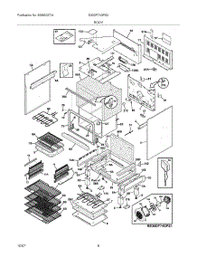 07 - Body parts for Electrolux Range E30DF74GPS2 from AppliancePartsPros.com
