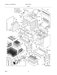 07 - Body parts for Electrolux Range E36DF7CGPS1 from AppliancePartsPros.com