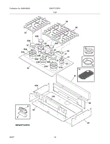 09 - Maintop parts for Electrolux Range E36DF7CGPS1 from AppliancePartsPros.com