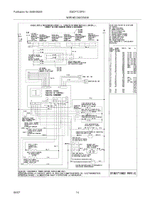 12 - Wiring Diagram parts for Electrolux Range E36DF7CGPS1 from AppliancePartsPros.com