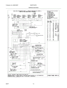 12 - Wiring Diagram parts for Electrolux Range E36DF76GPS1 from AppliancePartsPros.com