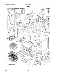 07 - Body parts for Electrolux Range CEW30IF6ISA from AppliancePartsPros.com