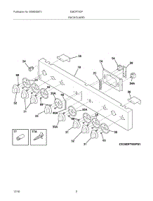 03 - Backguard parts for Electrolux Range E36DF76GPS3 from AppliancePartsPros.com
