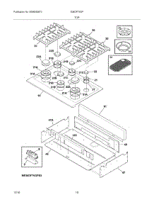 09 - Top parts for Electrolux Range E36DF76GPS3 from AppliancePartsPros.com