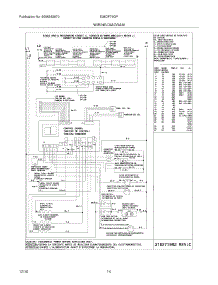 12 - Wiring Diagram parts for Electrolux Range E36DF76GPS3 from AppliancePartsPros.com