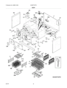 07 - Body parts for Electrolux Range E48DF76EPS from AppliancePartsPros.com